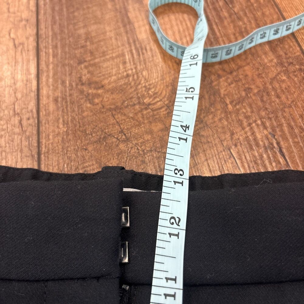 NEW Abercrombie & Fitch Sloane Tailored Pants Wide Leg High Rise Black Sz 28R - Picture 10 of 12